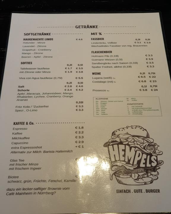 Hempels Burger